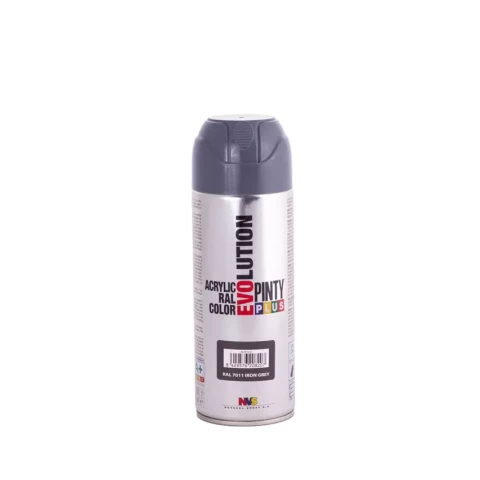 NVS аэрозольная краска серо-стальная 400ml EVO RAL 7011