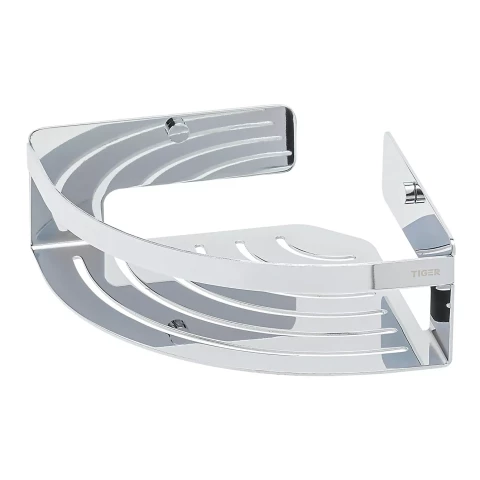 CADDY corner basket, 184x70x194, chrom