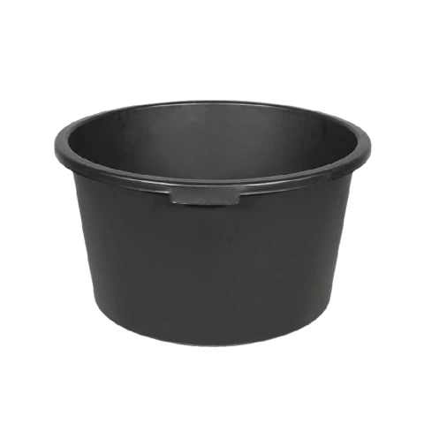 Javas kaste melna, apaļa 65L
