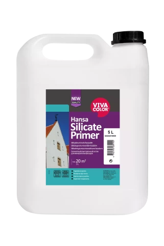 Vivacolor HANSA SILICATE PRIME R 5l Grunts minerālām fasādēm
