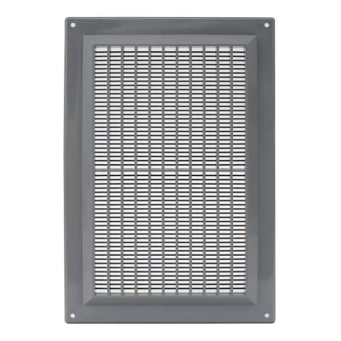 ventilation grille plastic, 250x170mm, grey