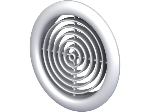 Pisla ventilation grille 47/59mm, white