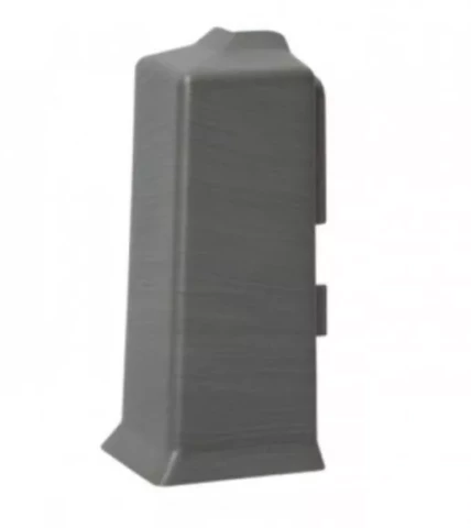 Grīdlīstes NG6B G3 PVC kabe ļiem stūris ārējais Aluminium