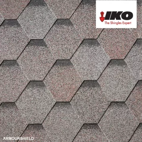 IKO ArmorShield graphite, shaded (26) bitumen tile 3m²/pack