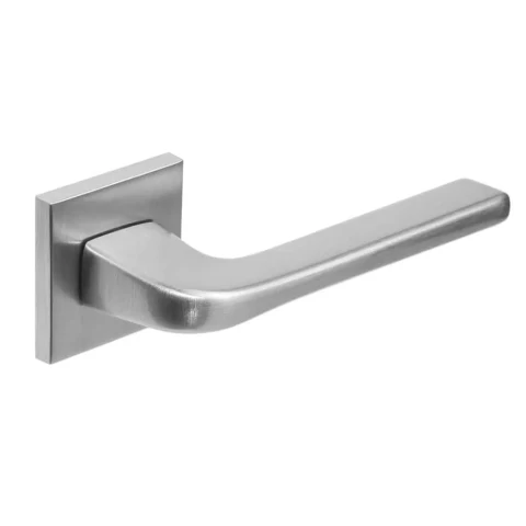 Universal Delta Slim door handle, square rose, nickel