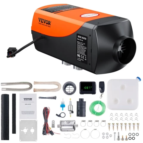 VEVOR 12/24V 2 kW diesel air heater with LCD panel XMZ-D1