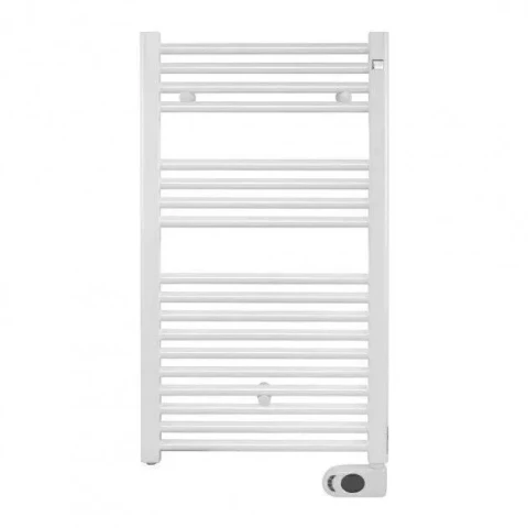 Zehnder Aura electric towel radiator, 906 x 500 mm, white