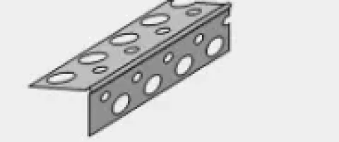 Stūra šina CINK. 25/25 2.5m ģipškartonam