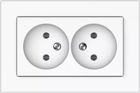 VILMA XP 500 white  socket double