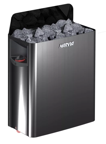 HARVIA elektriskā pirts krāsns The Wall 8kW melna, HSW800400M HARVIA