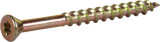 Skrūve OSB Hobau 4.8x57mm Zn dzeltena,TX20 400gab/iep., ESSVE 552458