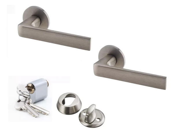 Ārdurvju rokturu komplekts nerūsējošais tērauds skandināvu