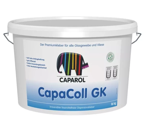 Caparol CapaColl GK 16kg adhesive (glue) for bonding glass fabrics and fleece wall coverings