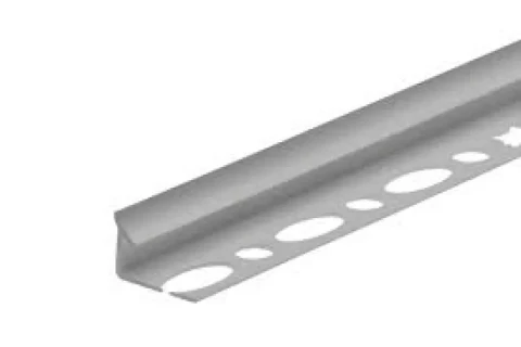 FLĪŽU LĪSTE PVC 7MM, Pelēka iekšējais stūris