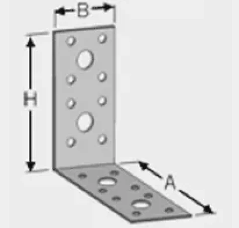 Stūra leņķis 3.0mm   40*65x115mm, 301-011