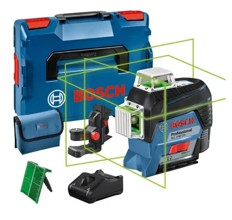 Lāzers krustlīniju GLL 3-80 CG, 1x2.0Ah, BM1, BOSCH 0601063T00