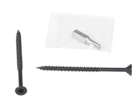 Skrūves 4.2x70mm,TORX,kores,dzegas dakstiņa stiprināšanai,100gab/iep.melnas306401105