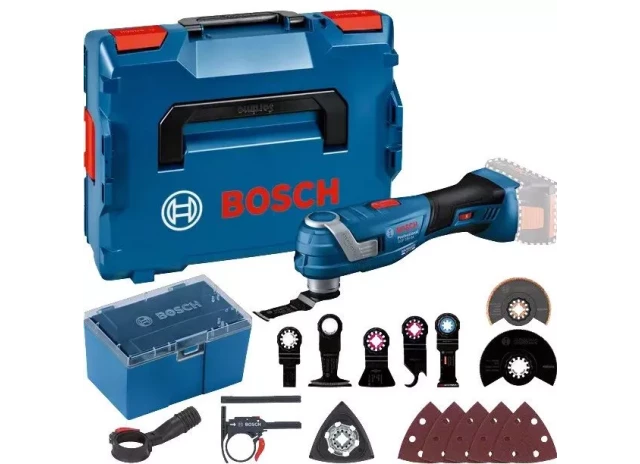 Akum. daudzfunkcionālais instruments GOP 18V-34 L-BOX 16 piederumi b/a un lādētaja 06018G2002