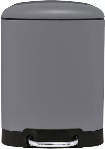 Ridder Atkritumu grozs Nala 6 L pelēks, nerūsējošais tērauds