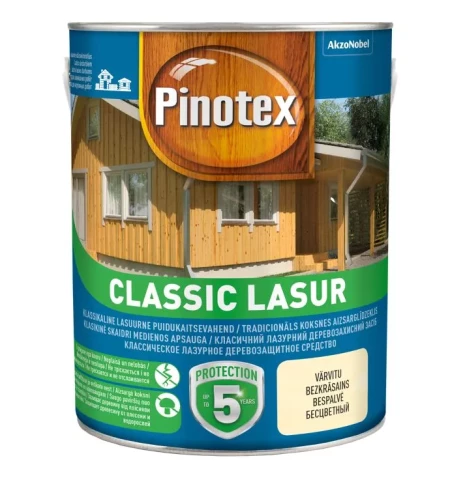 Pinotex CLASSIC LASUR 3л ореховое дерево