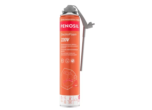 Penosil ElectroFoam 220V Pistoļputas elektroinstalācijas un blīvēšanas darbiem ar EasyGun aplikatoru