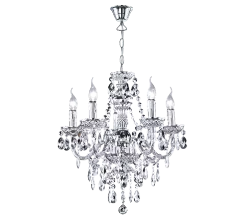 Griestu lampa TRIO Luster 5XE14 max40W chrome R1107-06