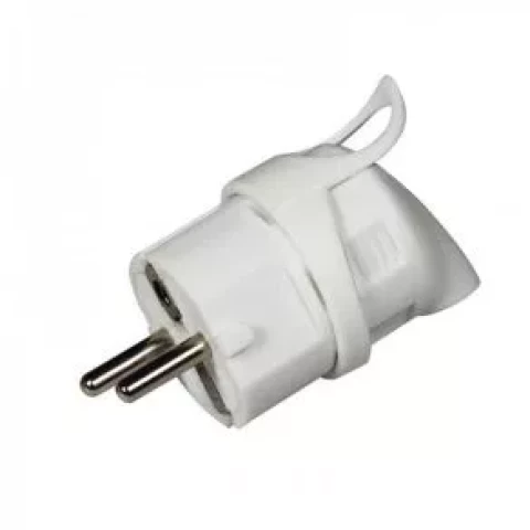 Kontaktdakša a/z 16A leņķa  balta