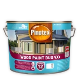 Pinotex WOOD PAINT DUO VX+ BC 9.4L Краска для деревянных фасадов 2в1 Грунтовка и финишное покрытие ТОЛЬКО ДЛЯ ТОНИРОВАНИЯ