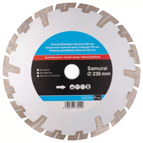 Dim. Ripa Samurai 230 Novipro