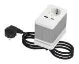 UNICA Настольный блок S розетка + USB-A/C белый INS44050