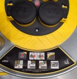 Удлинитель STANLEY 50м H05VV-F 3G1.5мм 4x розетки Schuko, металлическая катушка IP44