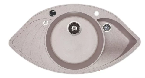 Papillon virtuves izlietne SCP151-110AW, 945x505mm, Beige xx