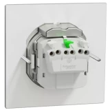 Напольная розетка квадратная металлическая