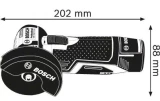 Angle grinder BOSCH GWS 12V-76 V-EC Solo CT without battery and charger