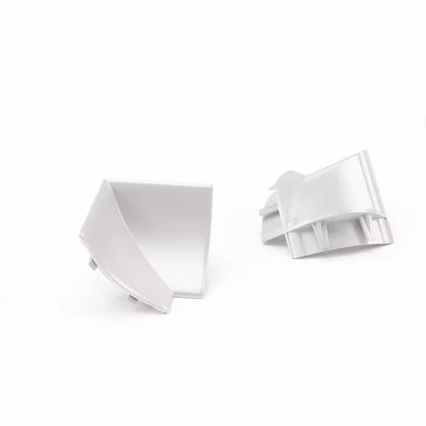 Worktop Internal Corner Silver