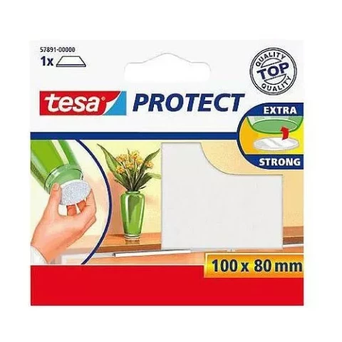TESA 57722 Aizsargpaliktnis mēbelēm filca balts