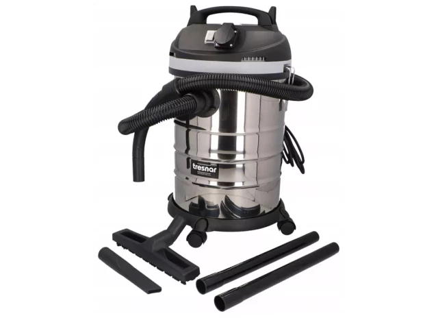 Пылесос 30л 1400Вт с розеткой для сухой и влажной уборки TRESNAR 5927