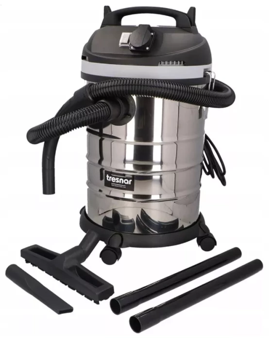 Vacuum cleaner 30L 1400W with socket for dry and wet cleaning TRESNAR 5927