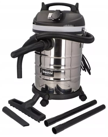 Vacuum cleaner 30L 1400W with socket for dry and wet cleaning TRESNAR 5927