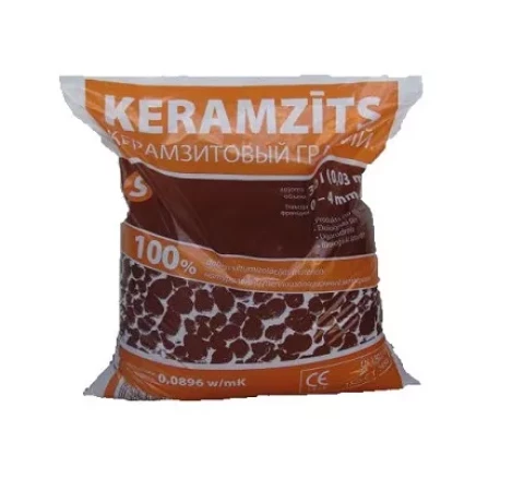 Beramais keramzīts 30L, frakcija 0-4mm