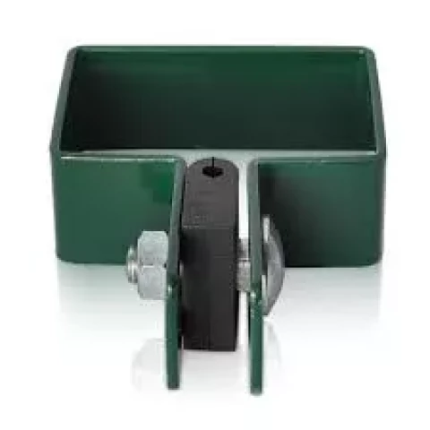 Nobeiguma stiprinājums žogu panelim RAL6005 zaļš