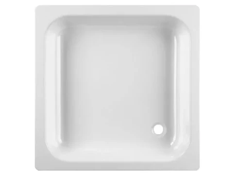 Jika tērauda dušas paliktnis SOFIA 80x80x14.5cm balts AntiSlip