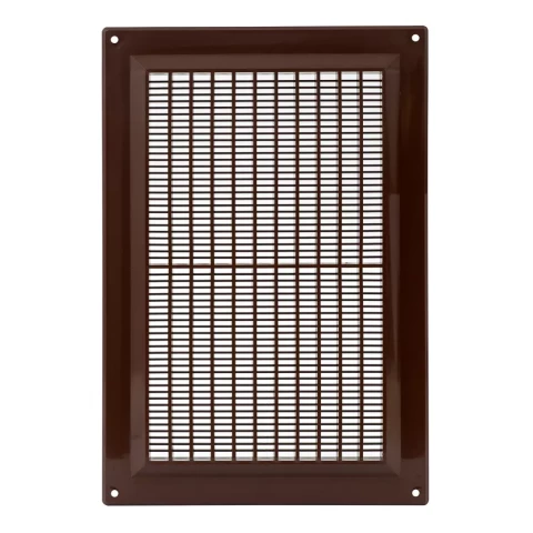 ventilation grille plastic, 250x170mm, brown