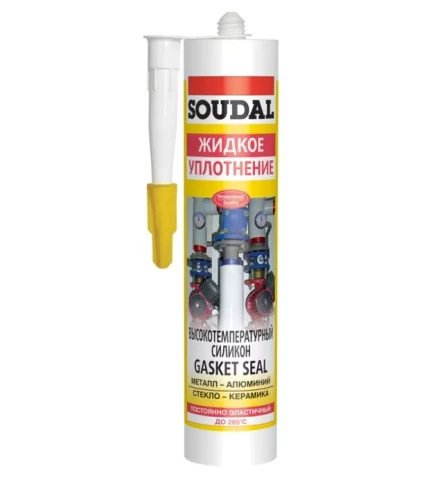Soudal GASKETSEAL +285°C 280ml Hermētiķis