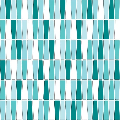 Flīzes akmens/stikla mozaīka 30.9x29.6 6mm NR.9 (14gab)
