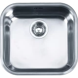 FRANKE nerūsējošā tērauda virtuves izlietne QAX 210 ar ventili, SlimTop 127.0553.962