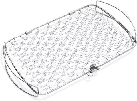 Weber 6471 Original Stainless Steel Fish Basket, Large,Multi