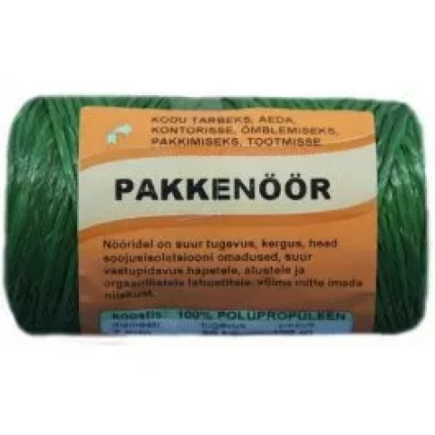 Vīta aukla zaļa PP Split-film 100g , +kart.spole