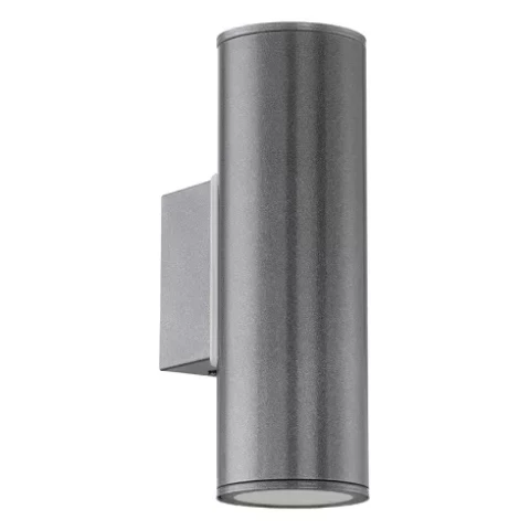 Āra sienas gaismeklis EGLO Riga 2XGU10 LED 2X3W 2X240lm IP44 anthracite 94103
