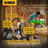 Stainless steel dust separator, 38L, DeWALT DXVCS003